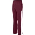 thumbnail image 1 of Augusta XS Youth Medalist Pant 2.0 Maroon/White 7761, 1 of 4