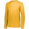 thumbnail image 1 of Augusta Youth Attain Wicking Long Sleeve Tee 2796 Gold S, 1 of 2