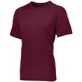 thumbnail image 1 of Augusta Youth Attain Wicking Raglan Sleeve Tee 2791 Maroon (Hlw) S, 1 of 2