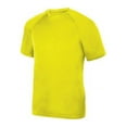 thumbnail image 1 of Augusta Youth Attain Wicking Raglan Sleeve Tee 2791 Safety Yellow S, 1 of 2