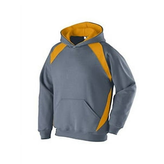 Augusta Youth Circuit Hoody - GRAPHITE/ GOLD - M 5451