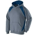 thumbnail image 1 of Augusta Youth Circuit Hoody - GRAPHITE/ NAVY - S 5451, 1 of 1