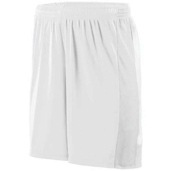 Augusta Youth Lightning Shorts 1606 White/White Xxs