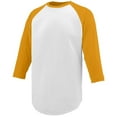 thumbnail image 1 of Augusta Youth Nova Jersey 1506 White/Gold M, 1 of 5