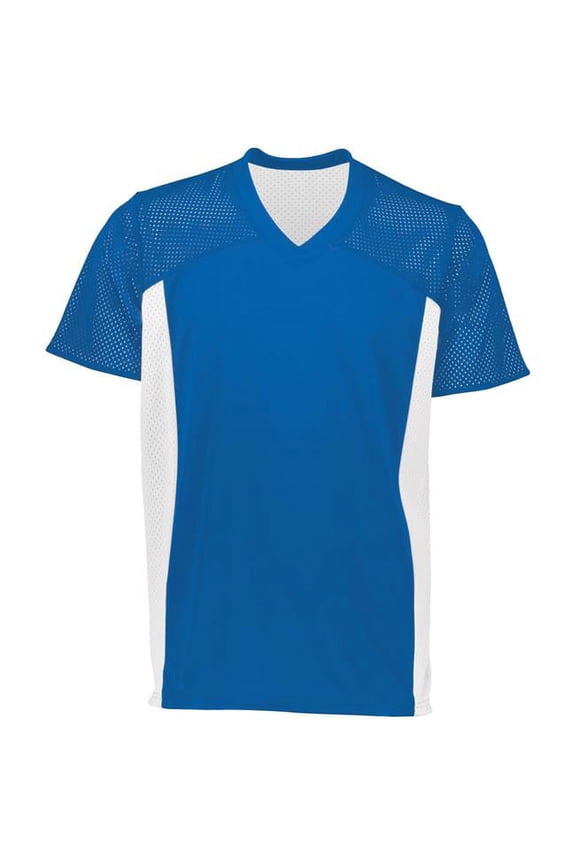 Augusta Youth Reversible Flag Football Jersey 265 Royal/White S
