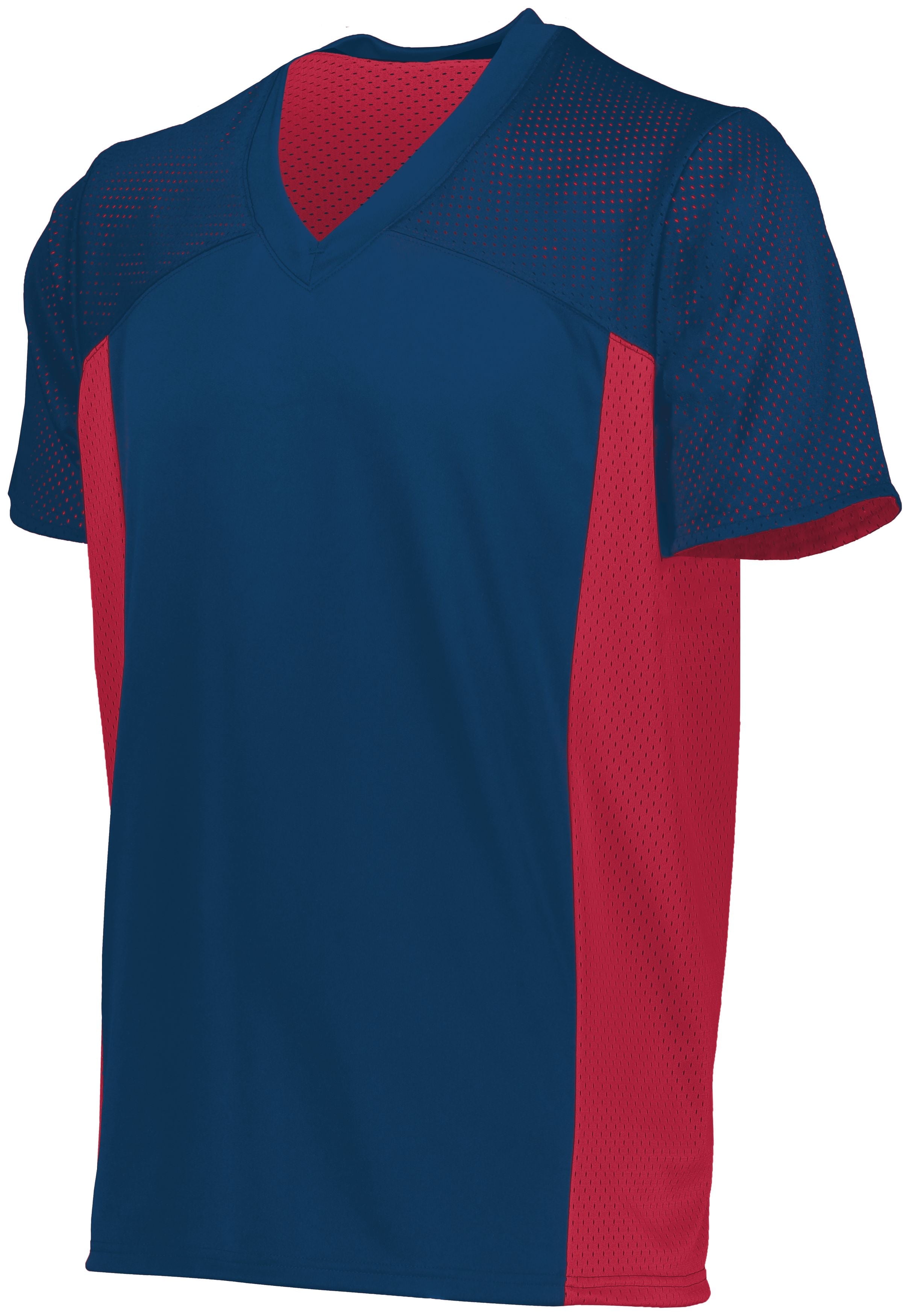Augusta Youth Reversible Flag Football Jersey 265 Scarlet/White L