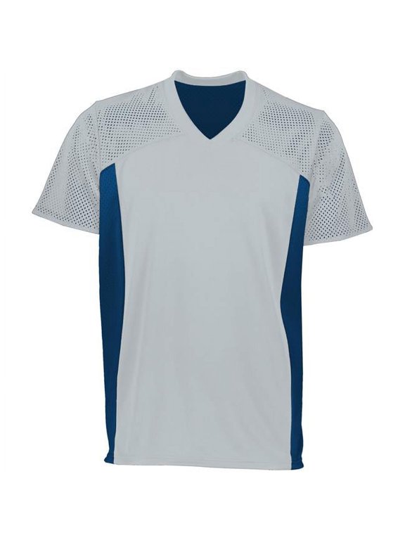 Augusta Youth Reversible Flag Football Jersey 265 Silver/Navy L