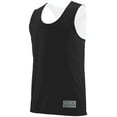 thumbnail image 1 of Augusta Youth Reversible Wicking Tank 149 Black/White S, 1 of 5