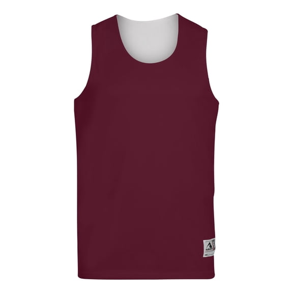 Augusta Youth Reversible Wicking Tank 149 Maroon/White L
