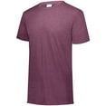 thumbnail image 1 of Augusta Youth Tri-Blend T-Shirt 3066 Maroon Heather L, 1 of 2