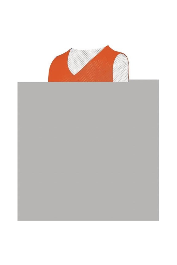 Augusta Youth Tricot Mesh Reversible 2.0 Jersey 162 Orange/White L