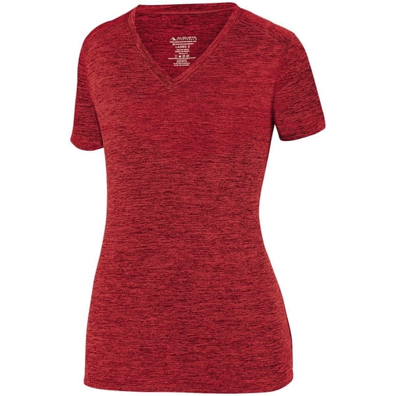 Augusta sportswear Ladies Intensify Black Heather Training Tee