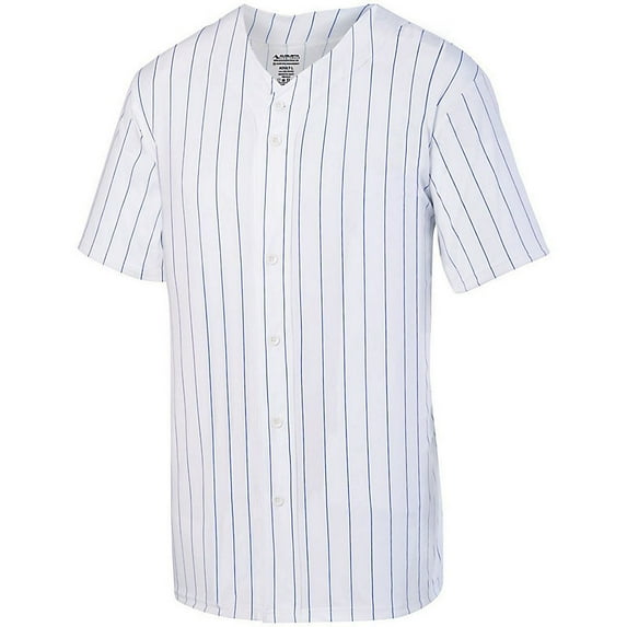 Augusta sportswear Men's Pinstripe Full Button Baseball Jersey - 1685