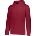 thumbnail image 1 of Augusta sportswear Men's Wicking Fleece Hooded Sweatshirt - 5505, 1 of 3