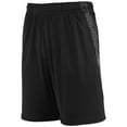 thumbnail image 1 of Augusta sportswear Youth Intensify Black Heather Training Shorts, 1 of 2