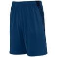 thumbnail image 1 of Augusta sportswear Youth Intensify Black Heather Training Shorts, 1 of 2