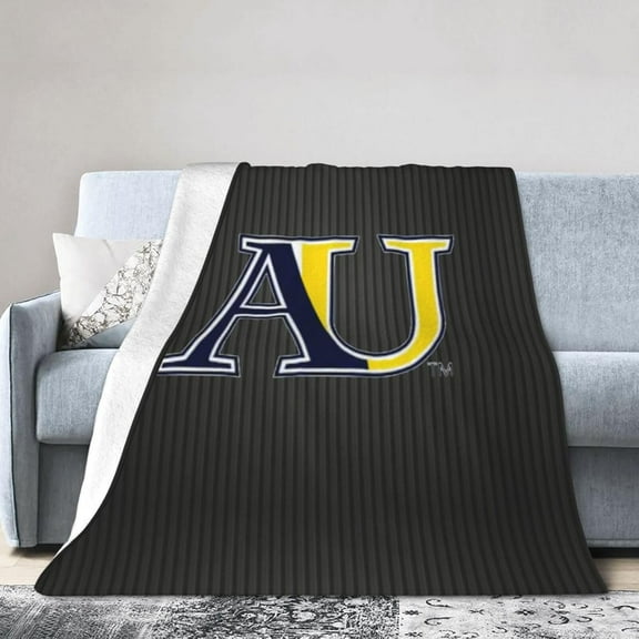 Augustana College University Fleece Blanket, Very Soft Microfiber Flannel Blanket for Couch Warm and Cozy for All Seasons