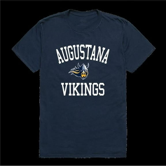 Augustana University Vikings Arch T-Shirt, Navy - Medium