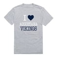 thumbnail image 1 of Augustana University Vikings I Love T-Shirt, Heather Grey - Extra Large, 1 of 1