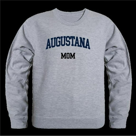 Augustana University Vikings Mom Crewneck Sweatshirt, Heather Grey - Medium