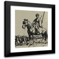 thumbnail image 1 of Auguste Louis Lepère 15x17 Black Modern Framed Museum Art Print Titled - Cossack Officer (1914), 1 of 5