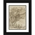 thumbnail image 1 of Auguste Louis Lepère 18x24 Black Ornate Framed Double Matted Museum Art Print Titled: Death and Passions Founding on Earth (1914), 1 of 5