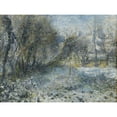 thumbnail image 1 of Auguste Renoir Snow Covered Landscape Extra Large Art Print Wall Mural Poster Premium XL, 1 of 3