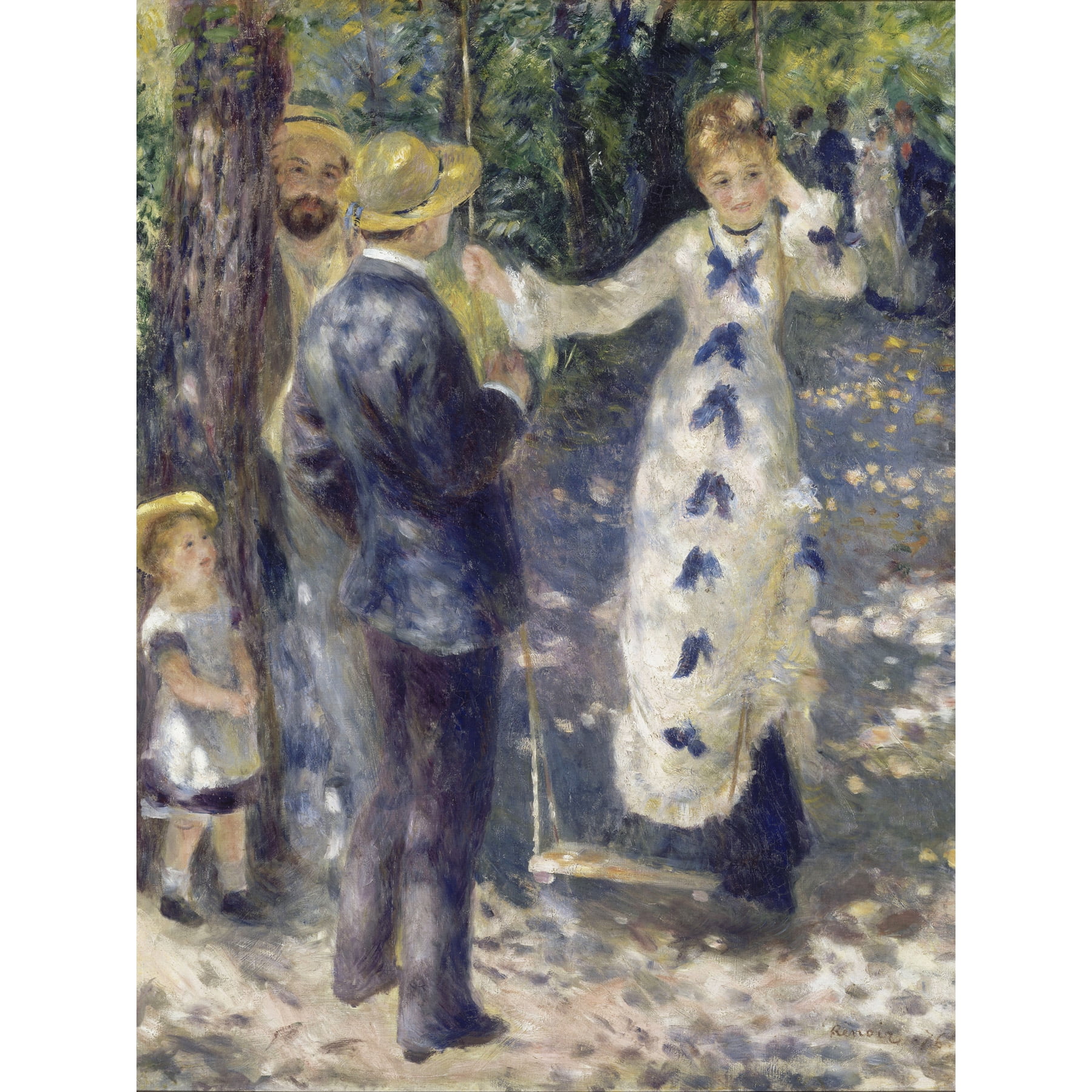 Auguste Renoir The Swing Extra Large Art Print Wall Mural Poster ...