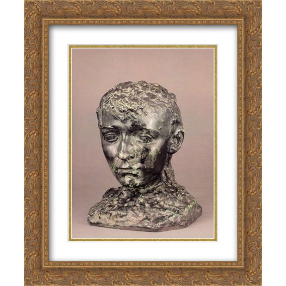Auguste Rodin 2x Matted 20x24 Gold Ornate Framed Art Print 'Camille Claudel'