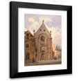 thumbnail image 1 of Auguste-Sébastien Bénard 18x24 Black Modern Framed Museum Art Print Titled - View from the Outside of a Chapel. (1844), 1 of 5