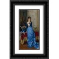 thumbnail image 1 of Auguste Toulmouche 2x Matted 18x24 Black Ornate Framed Art Print 'The Letter', 1 of 2