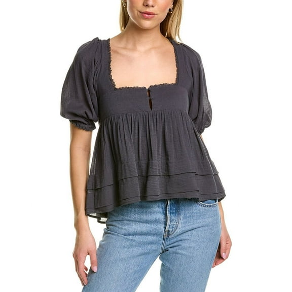 Auguste womens  Joan Blouse, XXS, Black