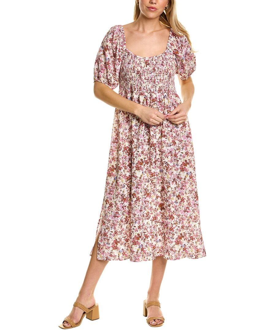 Auguste womens Rosemary Annastasia Linen-Blend Midi Dress, XS, Pink - Walmart.com Auguste womens Rosemary Annastasia Linen-Blend Midi Dress, XS, Pink - Walmart.com