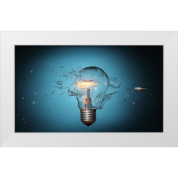 Augusteijn, Lex 14x10 White Modern Wood Framed Museum Art Print Titled - Stop Global Warming