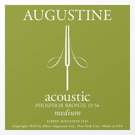 Augustine 12 Pack Acoustic Phosphor Bronze Guitar Strings - HLACOUSTICMEDIUMPK