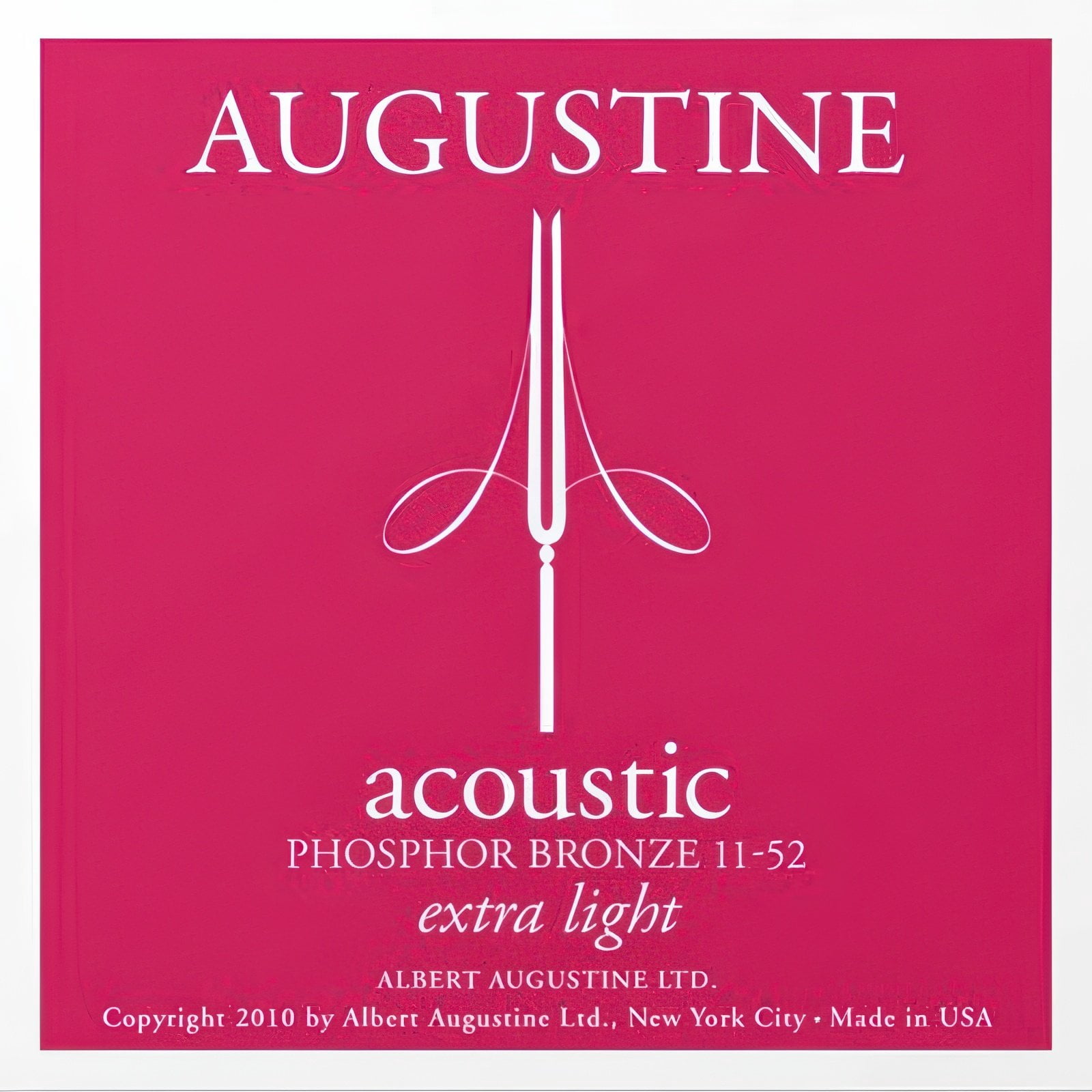 Augustine Acoustic Phosphor Bronze Guitar Strings Extra-Light 11-52  12-Pack