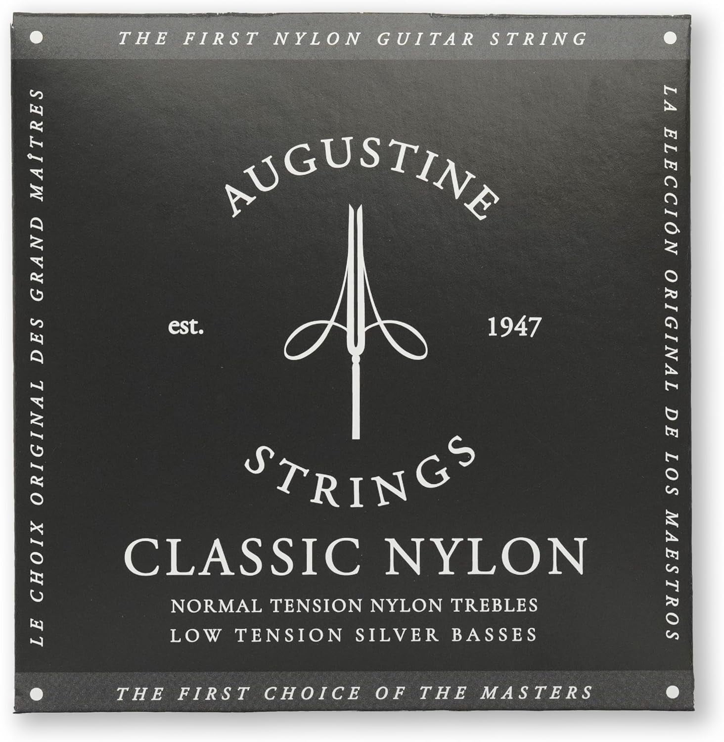 Augustine Classic Black Set, Low Tension Classical Guitar Strings 1