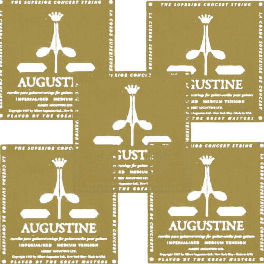 Augustine Guitar Strings 5-Pack Classical Imperial Red Medium Tension 527A