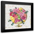 thumbnail image 1 of Augustine, Jodi 12x12 Black Modern Framed Museum Art Print Titled - Globe Healing, 1 of 5