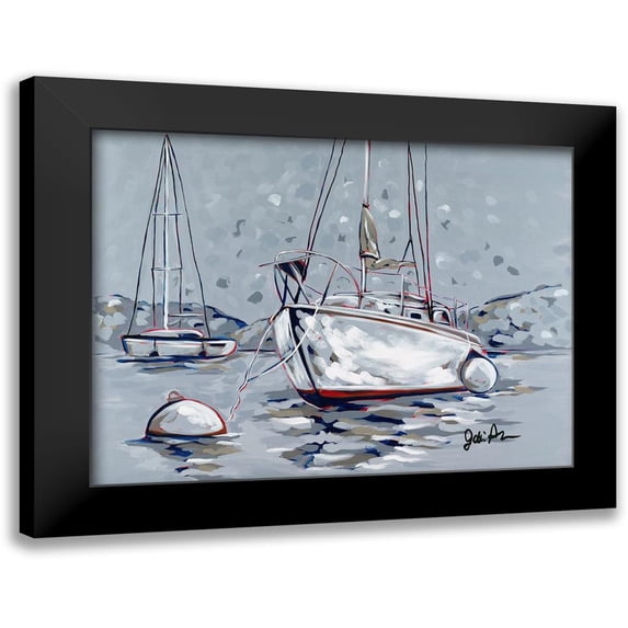 Augustine, Jodi 14x12 Black Modern Framed Museum Art Print Titled - Nautical Display I