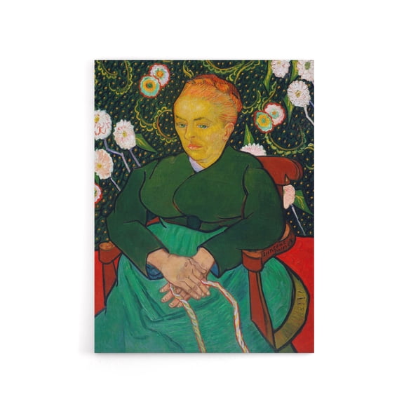 Augustine Roulin Rocking a Cradle Van Gogh Canvas Wall Art 24X32"