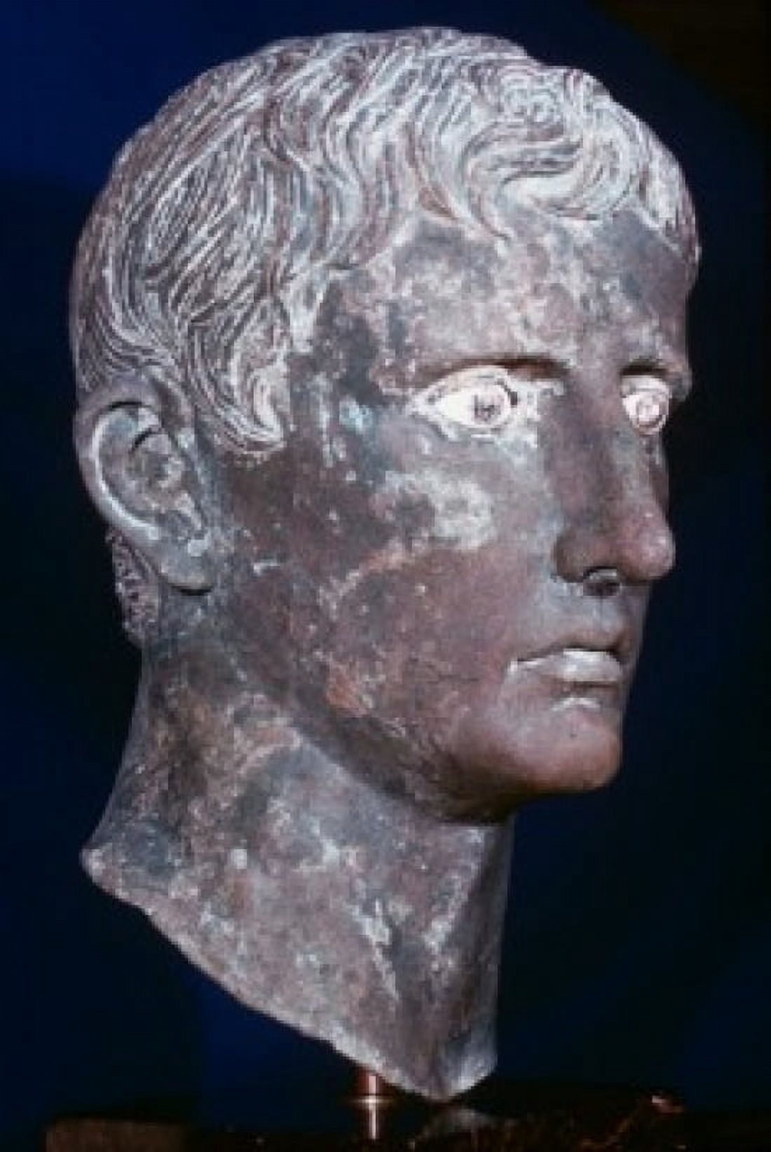 Augustus Artist Unknown Sculpture Canvas Art - (18 x 24)