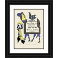 thumbnail image 1 of Augustus Jansson 14x18 Black Ornate Wood Framed Double Matted Museum Art Print Titled - Queen City Ink, Ad. 28 (1890-1913), 1 of 5