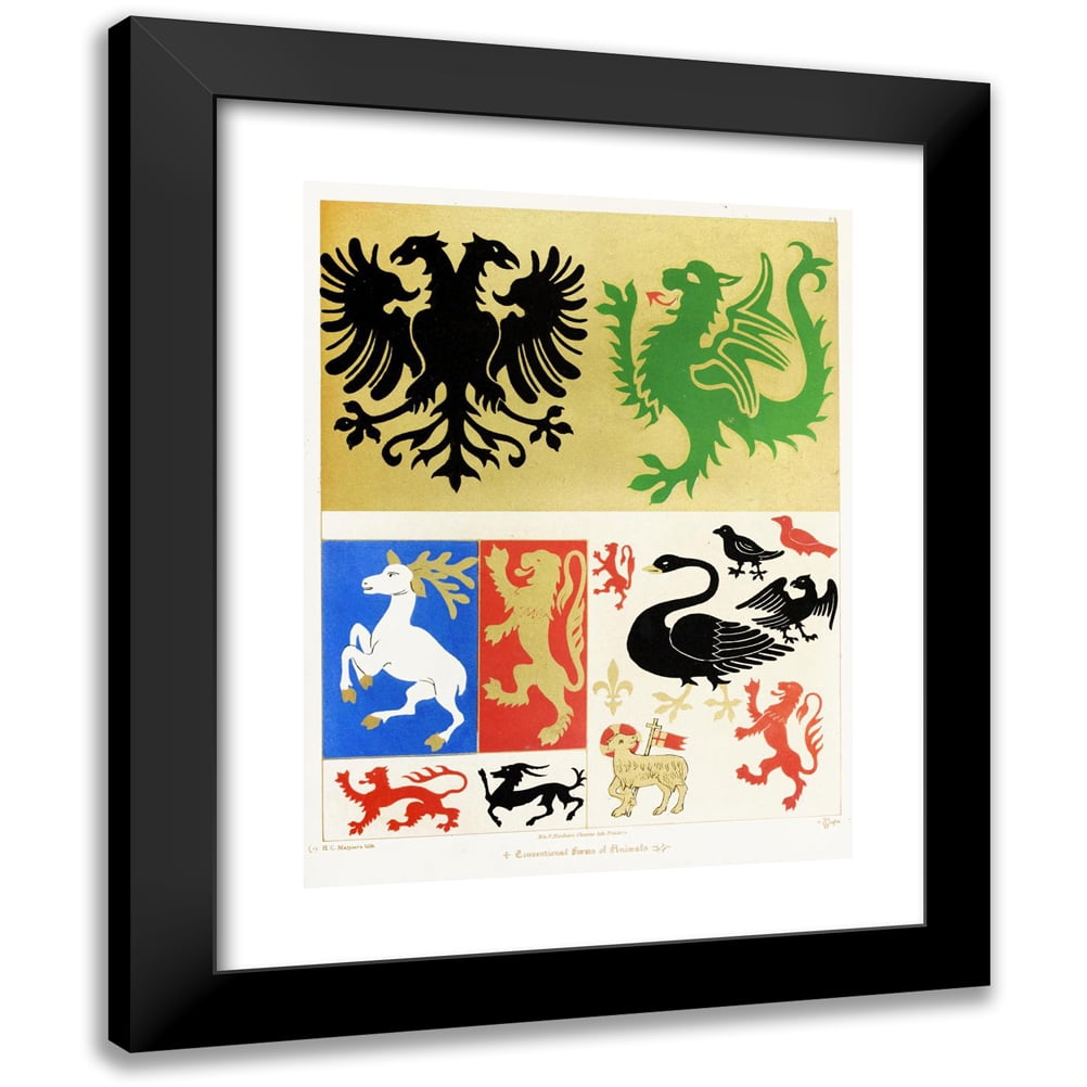 Augustus Pugin 12x14 Black Modern Framed Museum Art Print Titled ...