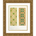 thumbnail image 1 of Augustus Pugin 14x18 Gold Ornate Wood Frame and Double Matted Museum Art Print Titled - Stoles and Maniples 1 (1846), 1 of 4