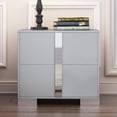 thumbnail image 1 of Aukfa 2-Drawer Nightstand, Modern Bedside Table for Bedroom or Living Room,Gray, 1 of 7