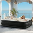 thumbnail image 1 of Aukfa 22" Queen Air Mattress with Built-in Pump, Inflatable Airbed for Camping, Travel, 660lbs, 1 of 1