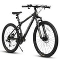 thumbnail image 1 of Aukfa 26 Inch Mountain Bike,21 Speed Dual Disc Brake Mountain Bicycle for Men Womens Adult,Black, 1 of 8