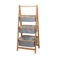 thumbnail image 1 of Aukfa 3-Tier Bamboo Storage Rack for Living Room, 1 of 7