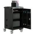 thumbnail image 1 of Aukfa 35-Unit Mobile Charging Cart, Classroom Locking Charging Station up to 16-inch Chromebooks and Laptop, Black, 1 of 10